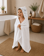Ensemble cape de bain et gant Béké Bobo