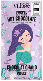 Coloured hot chocolate