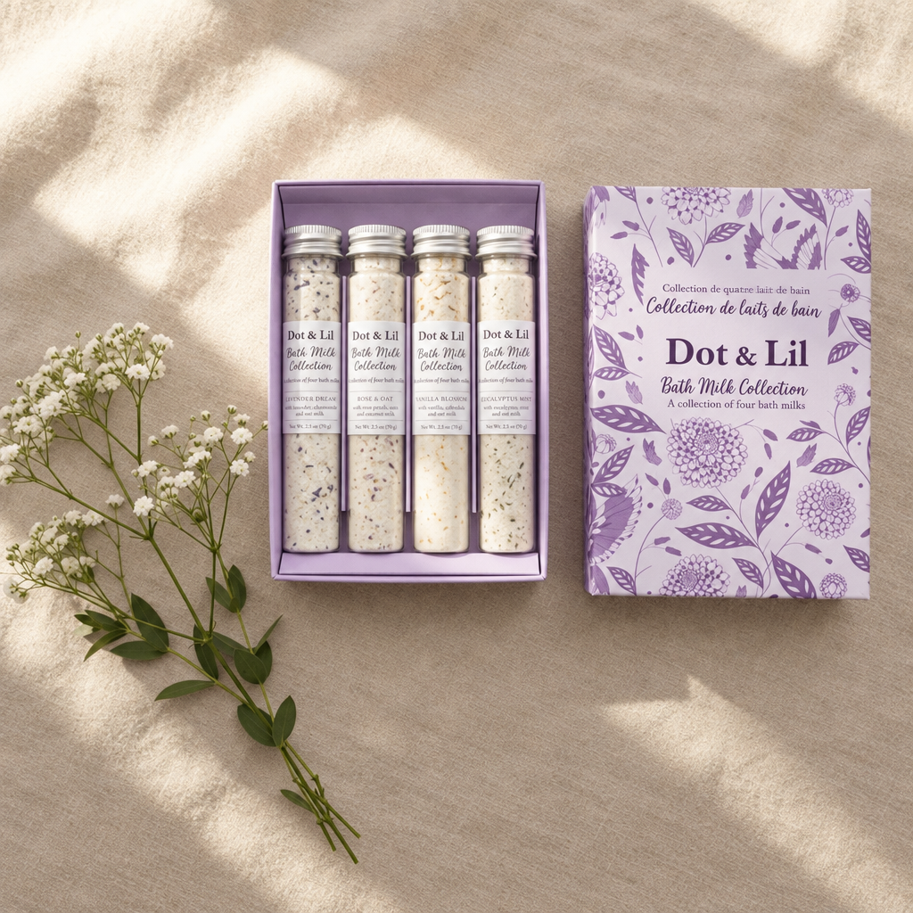 Coffret de laits de bain Dot & Lil