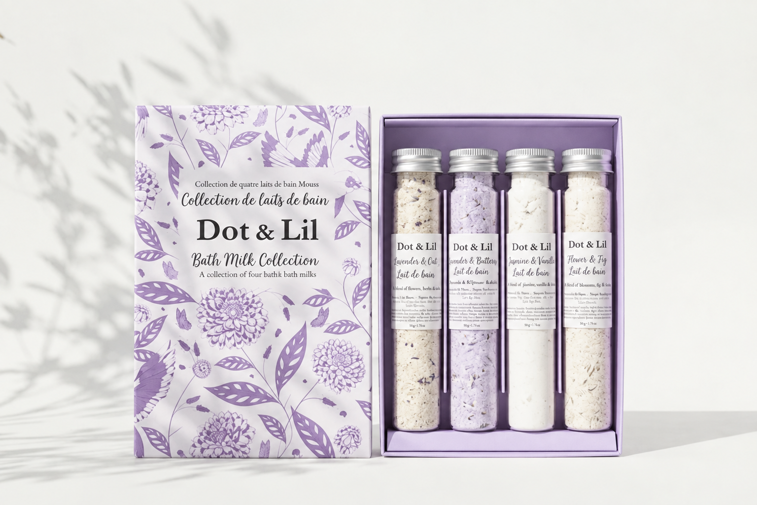 Coffret de laits de bain Dot & Lil