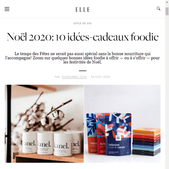Elle Québec | Noël 2020: 10 idées-cadeaux foodie