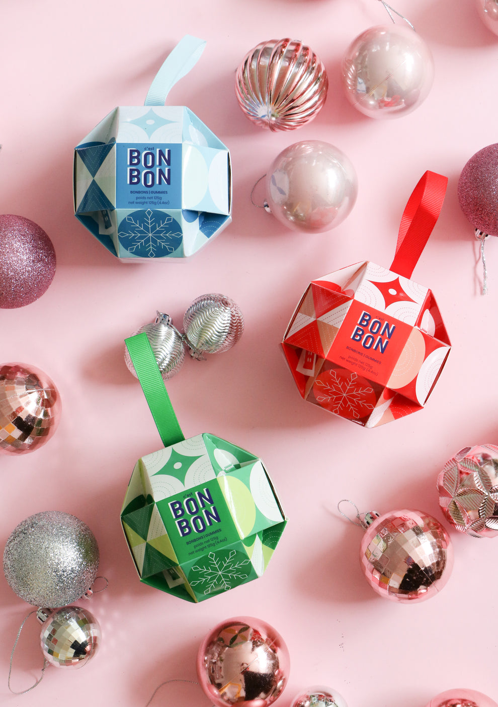 Christmas candy ornament