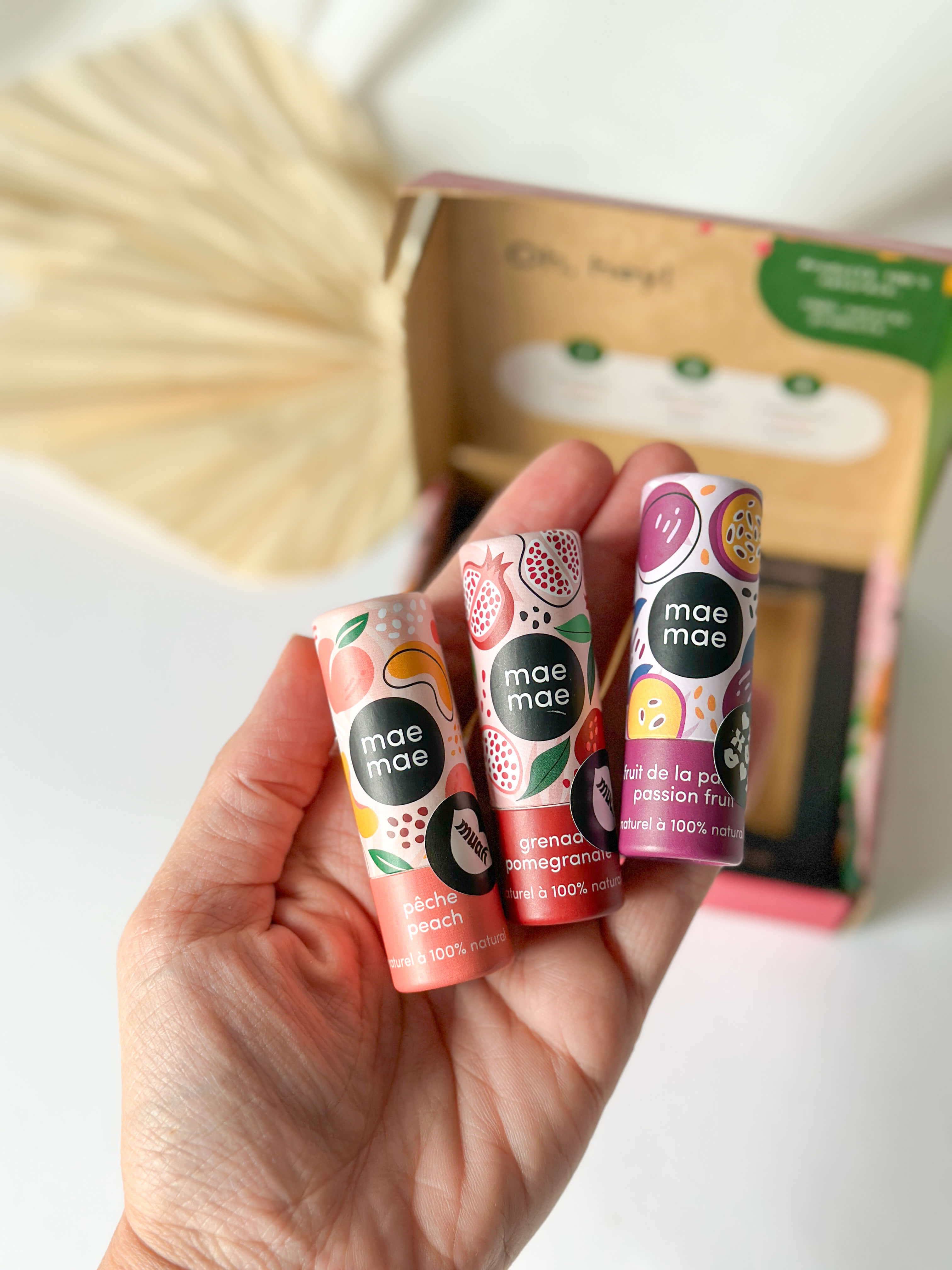 Coffret 3 baumes à lèvres