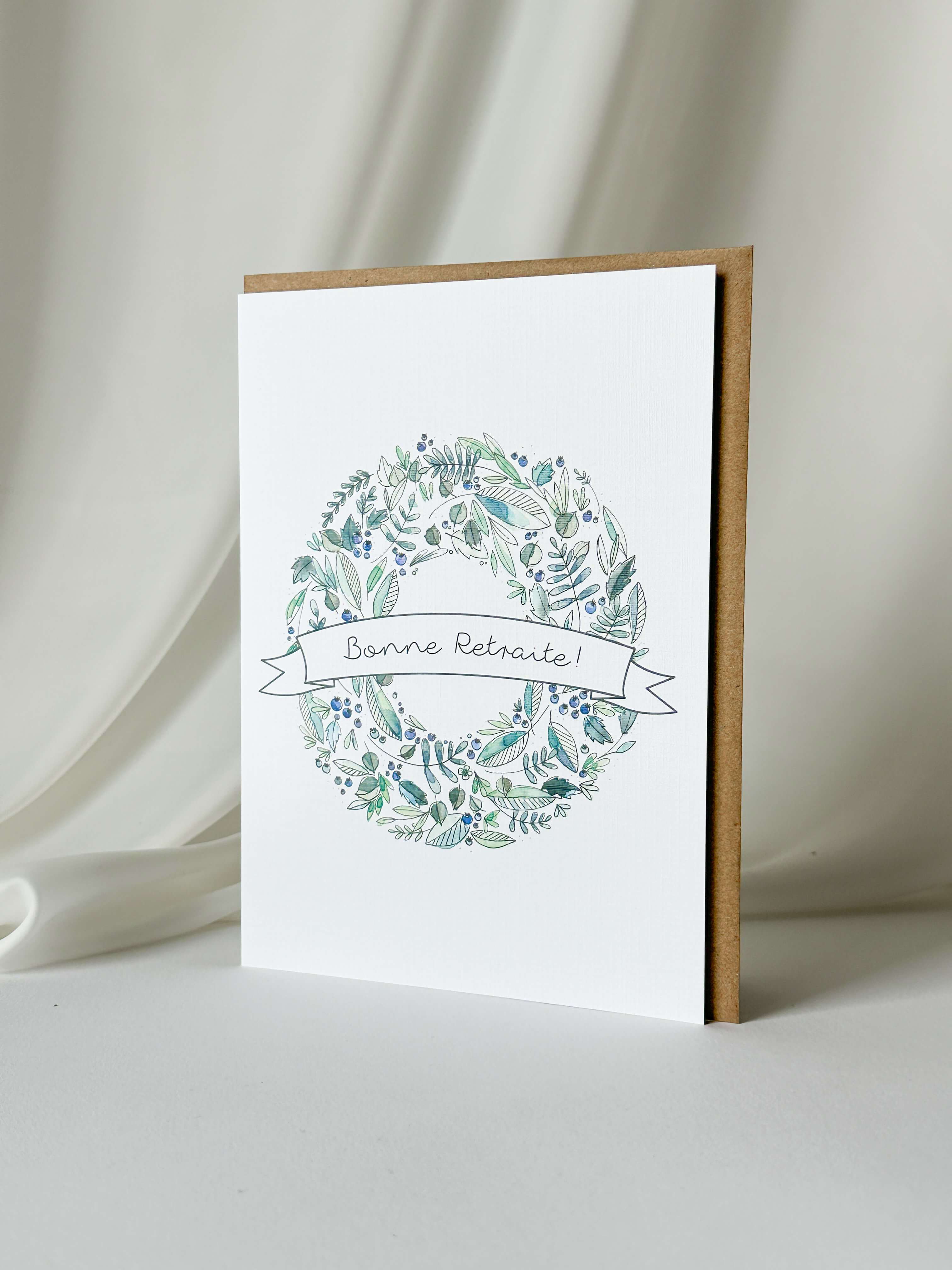 Carte de souhaits - Olivia - Bonne retraite