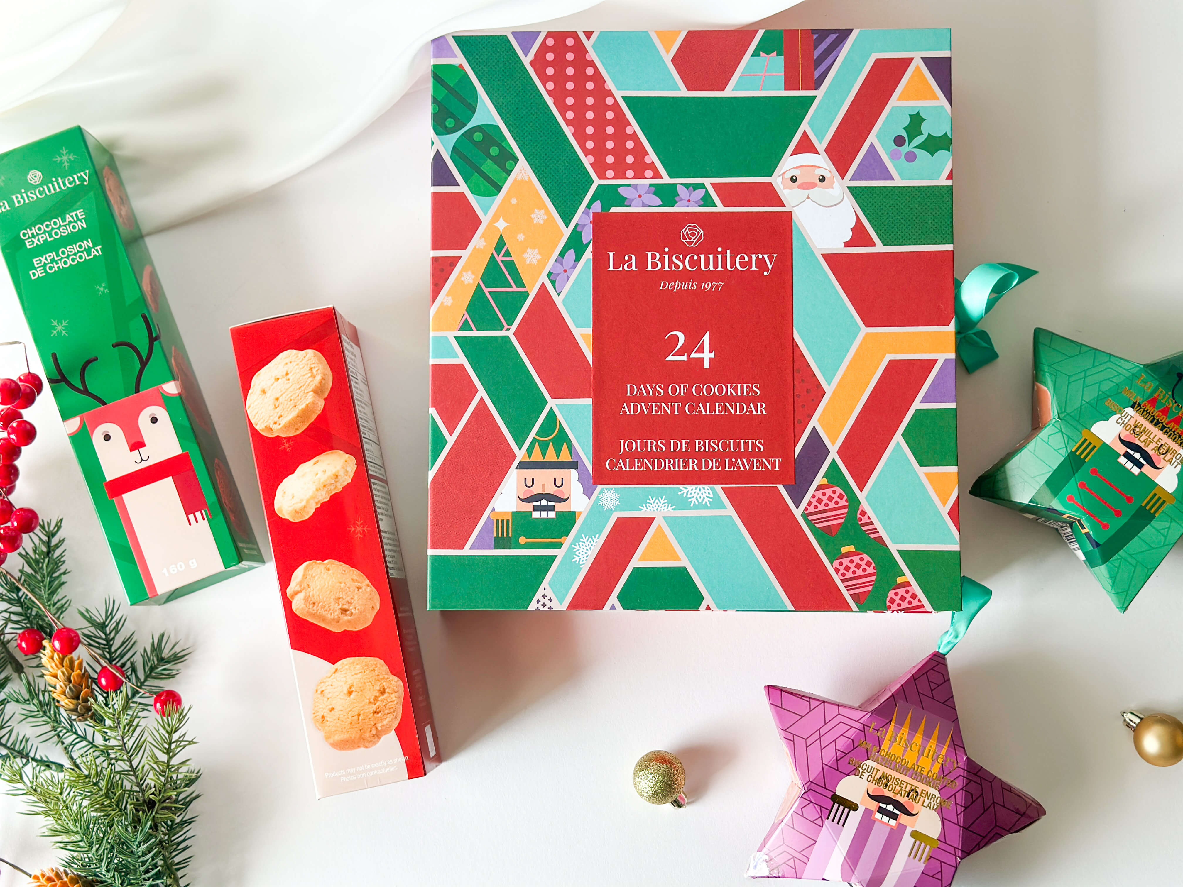 Calendrier - 24 jours de biscuits de La biscuitery