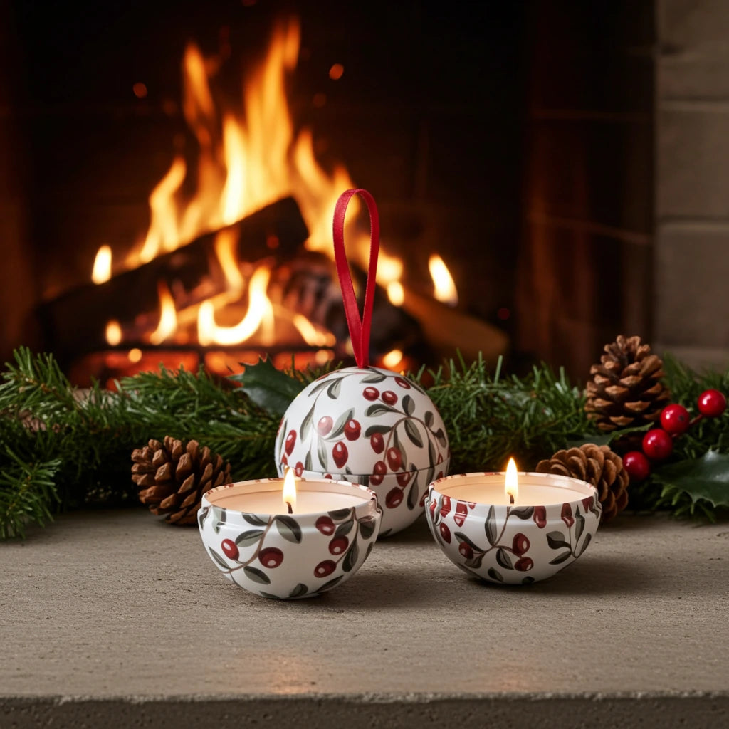 Boule de Noël bougie Mimi & August