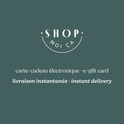Carte-cadeau (livraison instantanée)