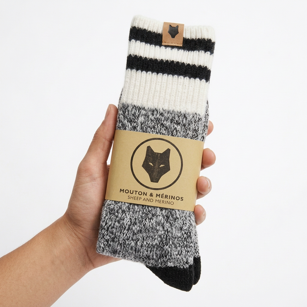 Wool socks by Chandail de loup (unisex)