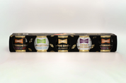 Prestige gift set of 5 mini duck and foie gras tastings - black