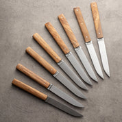 Ensemble de couteaux à steak en bois d'olivier Hazaki