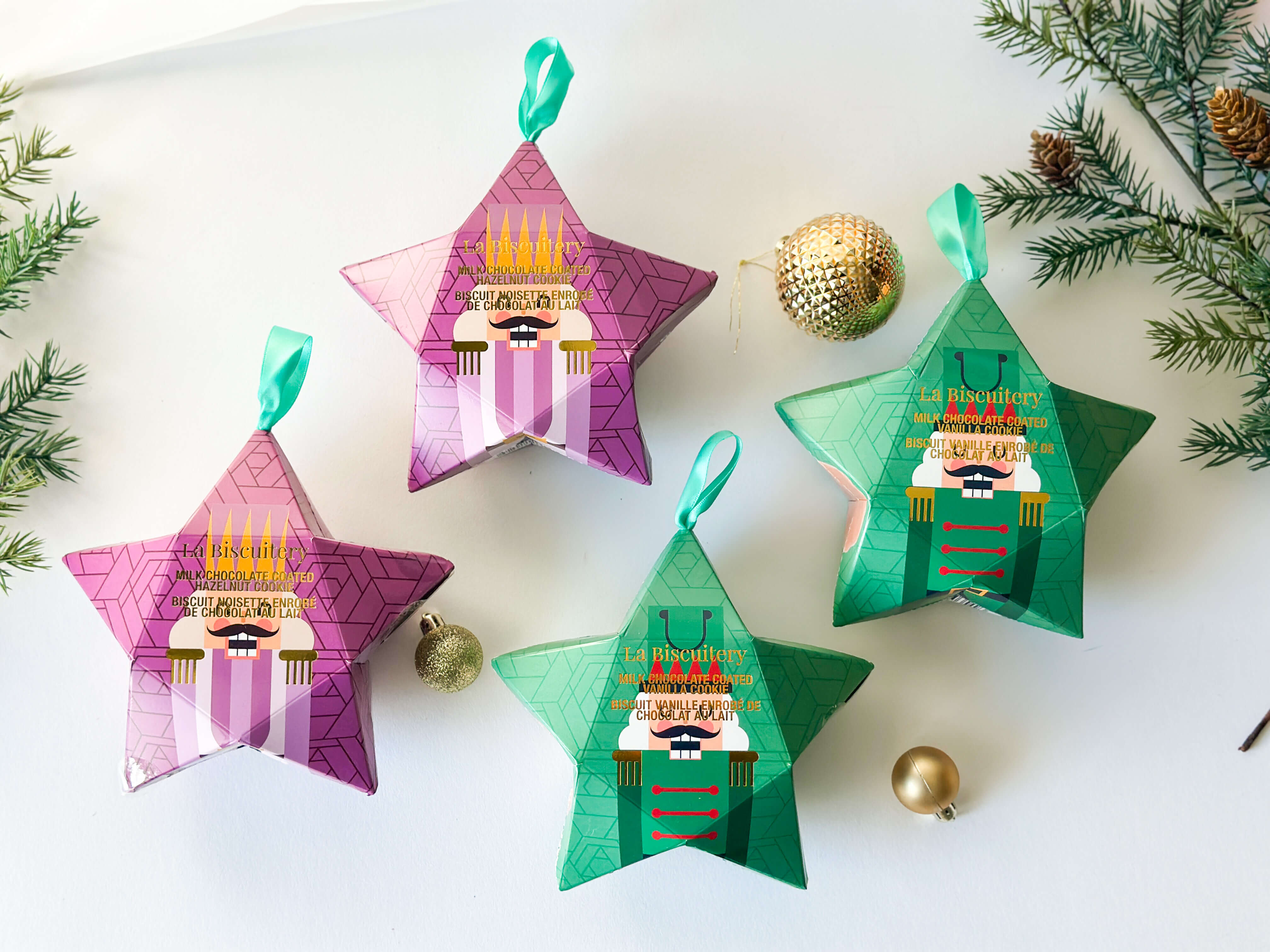 Étoile de Noël de biscuit