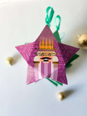 Étoile de Noël de biscuit