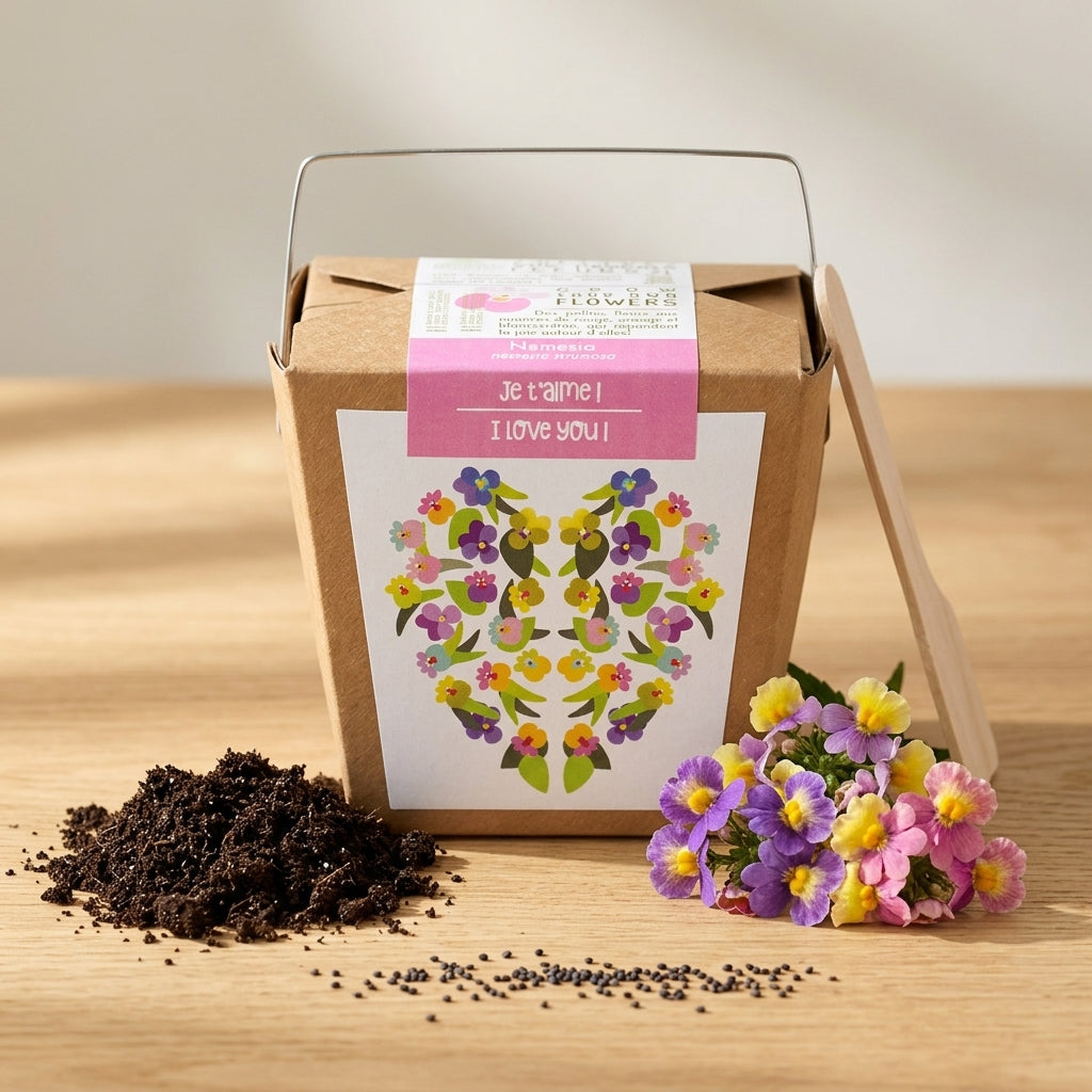 “I Love You” Garden Kit – Nemesia