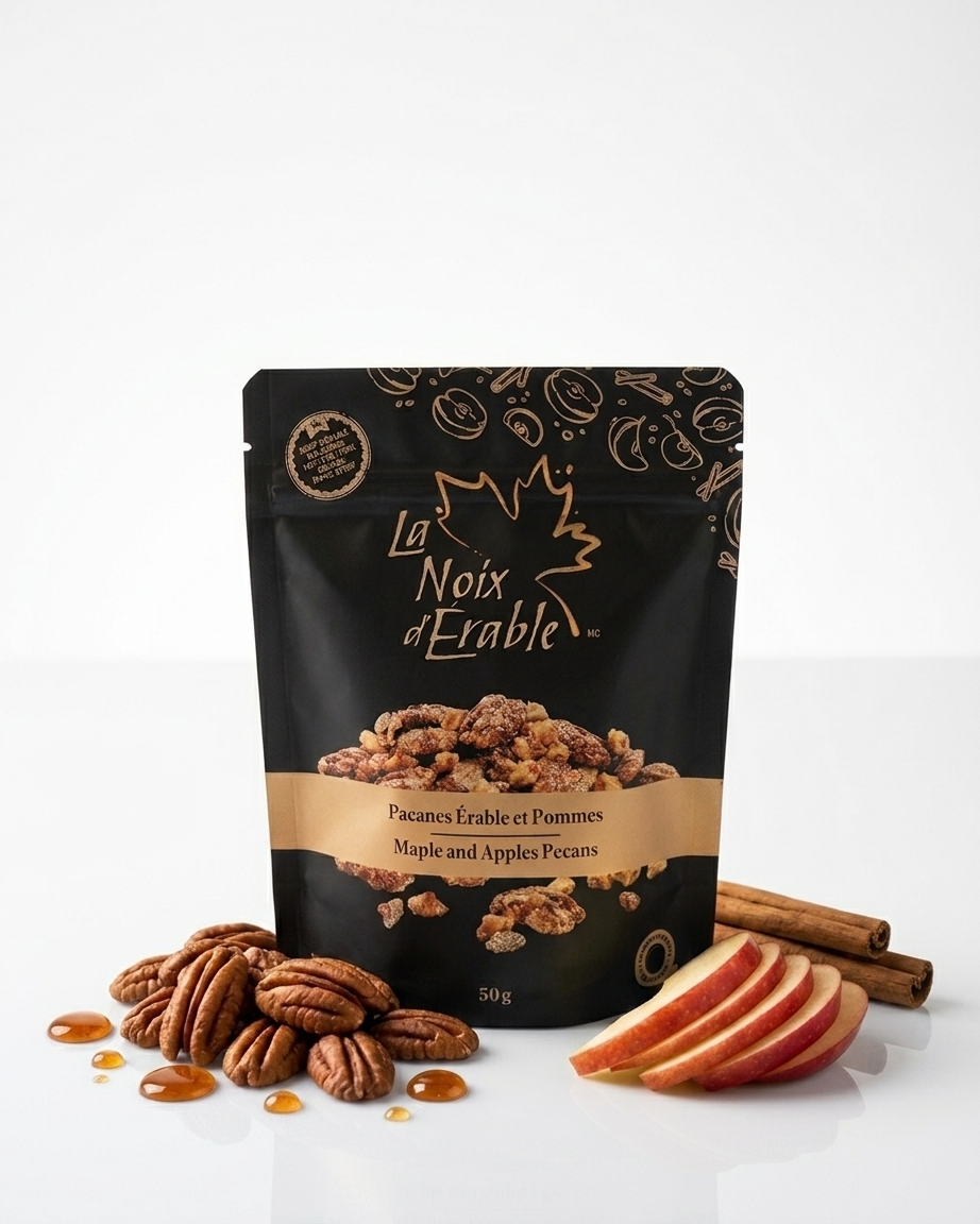 Pacanes à l'érable et aux pommes 50g