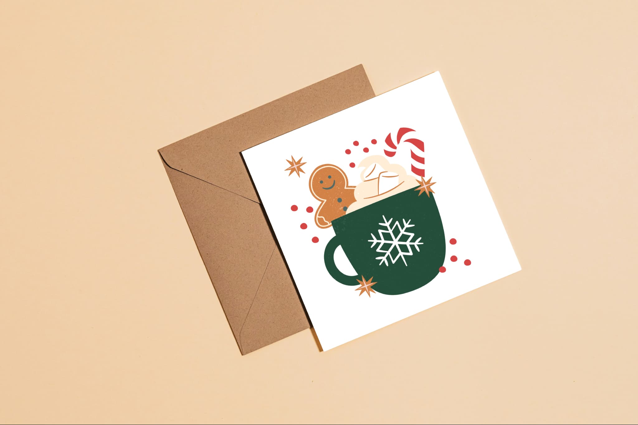 Carte de souhaits - Ti biscuit