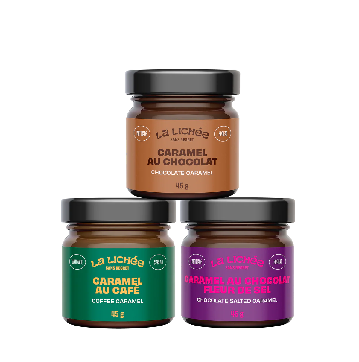 Caramel trio by La Lichée