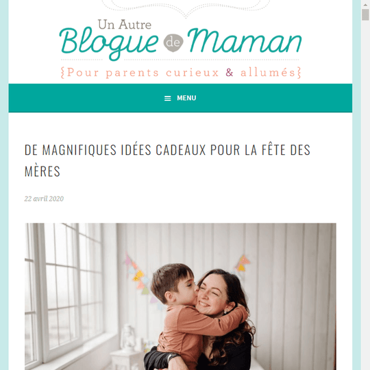 Un autre blogue de maman | De magnifiques idées cadeaux pour la fête des mères